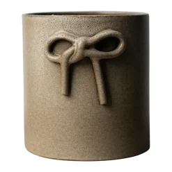 Pot Bow Ø14 cm, Beige