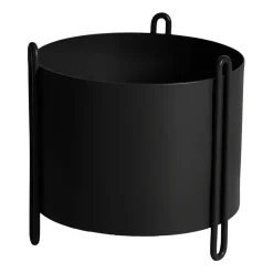 Pot de fleur Pidestall small Ø15 cm, Noir