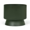 Pot de fleur Ro Ø15 cm, Vert foncé