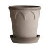 Pot Elizabeth Ø14 cm, Grey