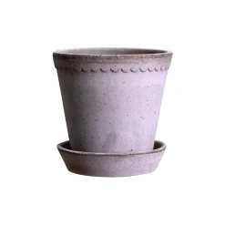 Pot Helena Ø10 cm, Gris