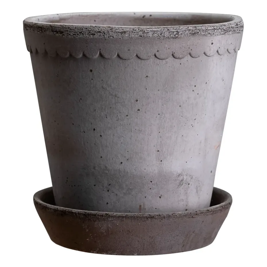 Pot Helena Ø12 cm, Gris