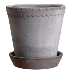Pot Helena Ø18 cm, Gris