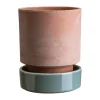 Pot Hoff, Ø16 cm, Raw Rosa-Misty Blue