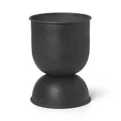 Pot Hourglass extra small Ø21 cm, Noir-gris foncé