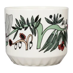 Pot Puutarhurit Ø12x14 cm, Vert-blanc-rouge