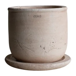 Pot Terra, Sand, Ø18x18 cm