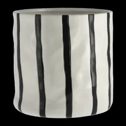 Pot Thrive Ø20 cm, Blanc-noir