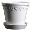 Pot vitré Københavner Ø12 cm, Mineral White