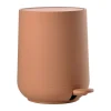 Poubelle à pédale 5 l, Mandarine