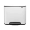 Poubelle à pédale Bo 36 l, Blanc