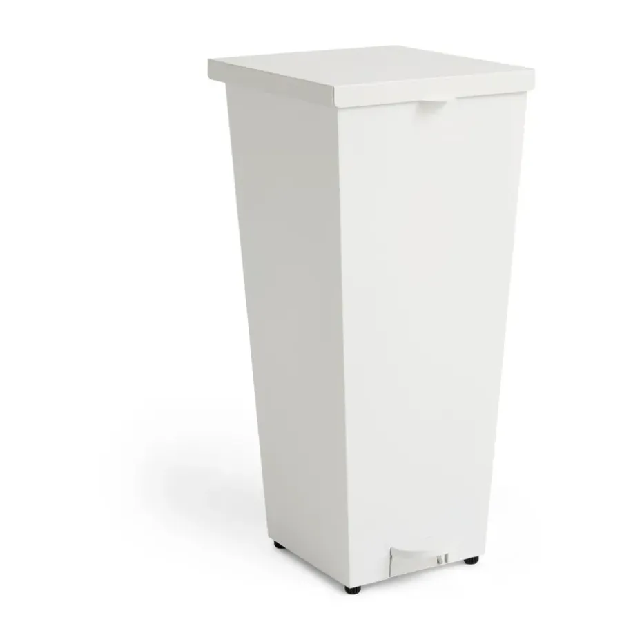 Poubelle à pédale Loop 58L, White