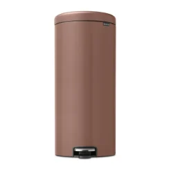 Poubelle à pédale New Icon 30 litres, Satin Taupe