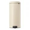 Poubelle à pédale New Icon 30 litres, Soft beige