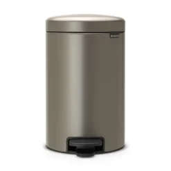 Poubelle à pédale New Icon 12 litres, gris