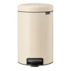 Poubelle à pédale New Icon 12 litres, Soft beige