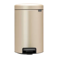 Poubelle à pédale New Icon 12 litres, Metallic Gold