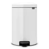 Poubelle à pédale New Icon 20 litres, blanc