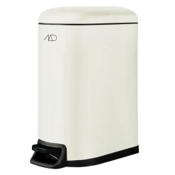Poubelle à pédale Walther 10 liter, Off White