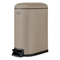 Poubelle à pédale Walther 10 liter, Sable