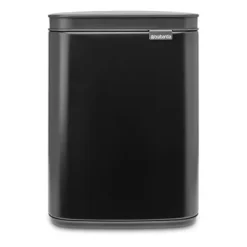Poubelle Bo 4 L, Noir mat