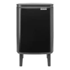 Poubelle haute Bo 7 L, Noir mat