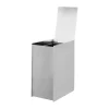 Poubelle Sama, Brushed stainless steel