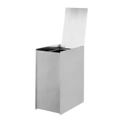 Poubelle Sama, Brushed stainless steel