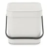 Poubelle Sort & Go 6 litres, Gris clair