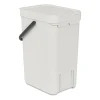 Poubelle Sort & Go 12 litres, Gris clair