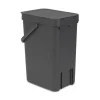 Poubelle Sort & Go 12 litres, gris