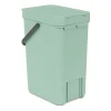 Poubelle Sort & Go 12 litres, Jade green