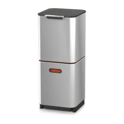 Poubelle Totem Compact Joseph Joseph 40 L, Stainless steel