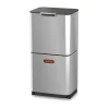 Poubelle Totem Max Joseph Joseph 60 L, Stainless steel