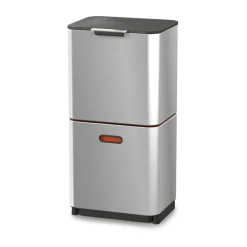 Poubelle Totem Max Joseph Joseph 60 L, Stainless steel