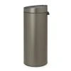 Poubelle Touch Bin 30 L, platinum (gris)