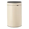 Poubelle Touch Bin 40 litres, Soft Beige