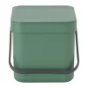 Poubelle tri Select & Go 6 L, Fir Green