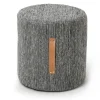 Pouf Björk haut, gris foncé