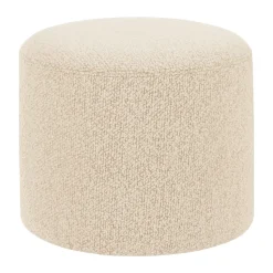 Pouf Bon Ø50x41 cm, Eggshell