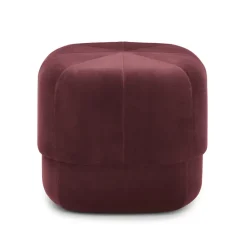 Pouf Circus, rouge foncé