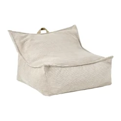 Pouf Kid's Base, Blanc naturel