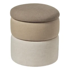 Pouf Pond 42 cm, Beige shades