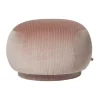 Pouf Rico, Devoré Velvet-blush