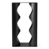 Range-bouteille Alfredo 3 bouteilles 33,6x12 cm, Black