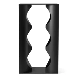 Range-bouteille Alfredo 3 bouteilles 33,6x12 cm, Black
