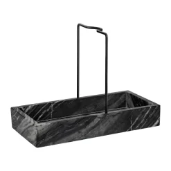 Rangement d'évier Marble 12x23,5 cm, Black-grey