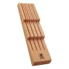 Rangement pour couteaux allongé Zwilling, hêtre