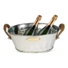 Refroidisseur de champagne avec poignée en cuir Heritage, 30 cm