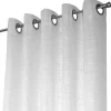 Rideau à oeillets métalliques Norrsken, blanc